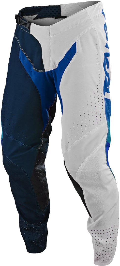 Troy Lee Designs SE Pro Tilt Motocross Pants blue/white 34 Figure 1