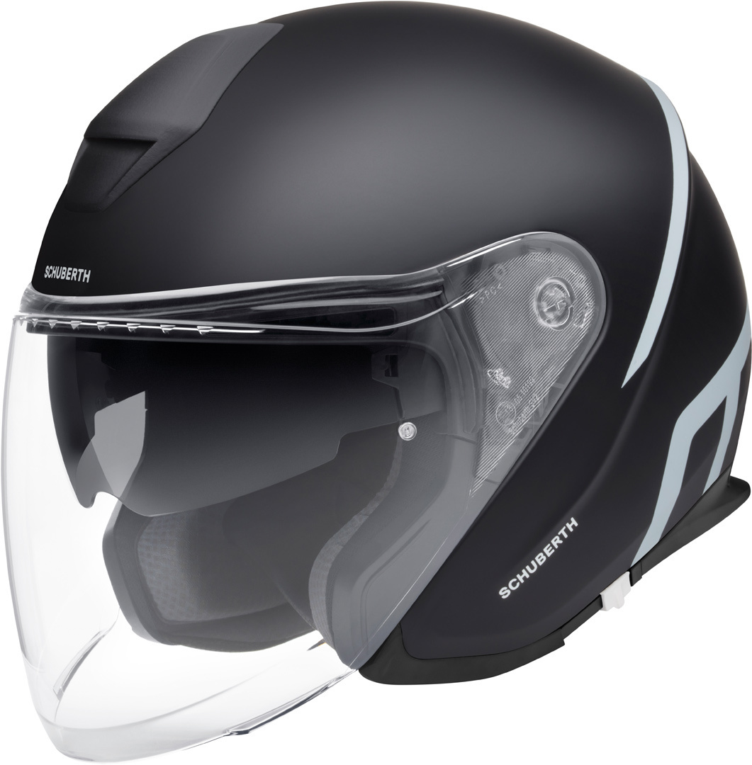 Schuberth M1 Pro Strike Jet hjelm Sort XXL (63) Figur 1