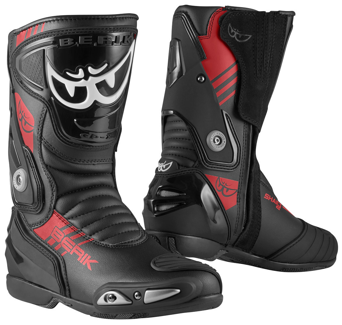 Berik Shaft 3.0 Motorcycle Boots black/red 45 Figure 1