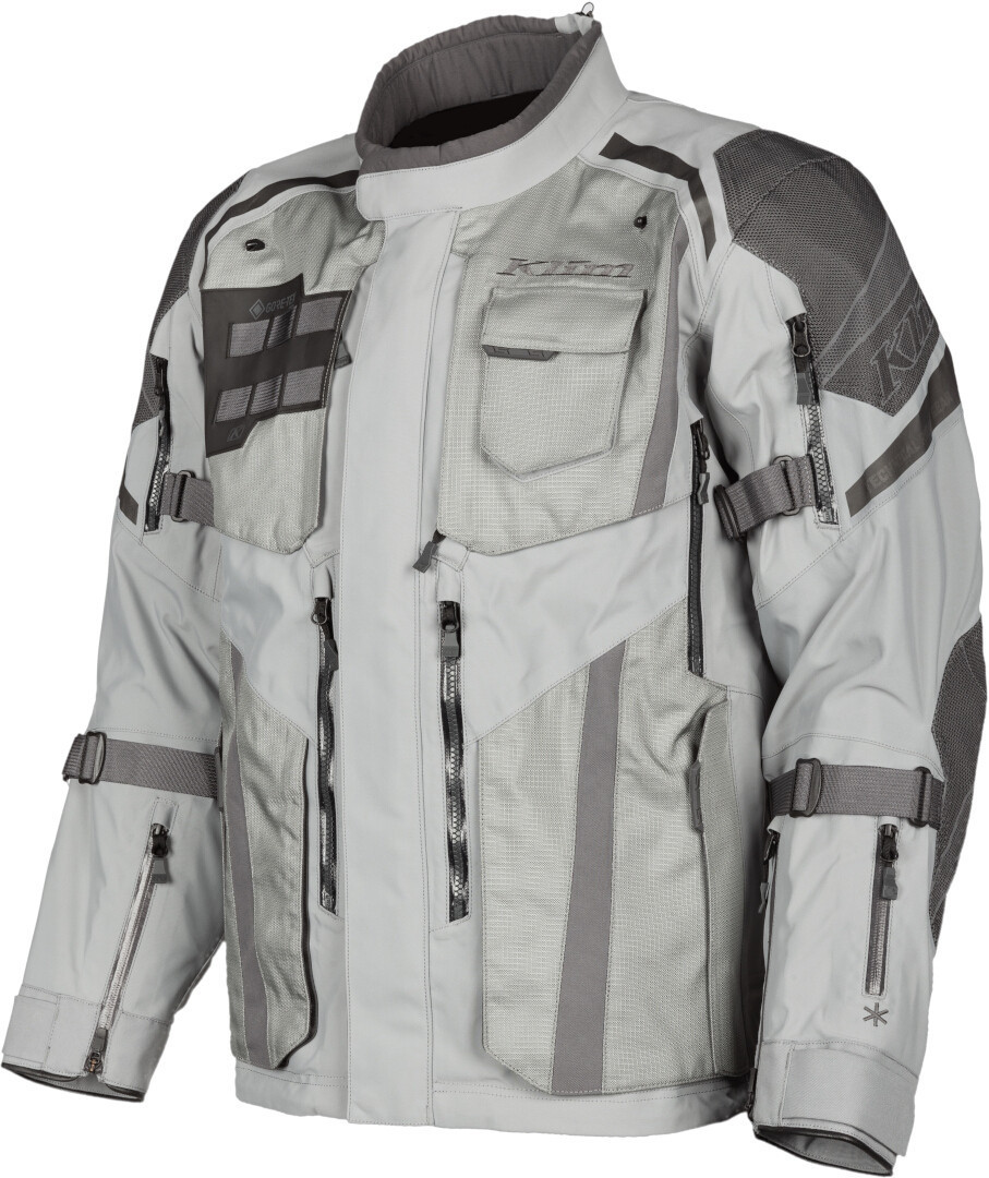 Klim Badlands Pro 2023 Motorrad Textiljacke grau Lang XL Abbildung 1