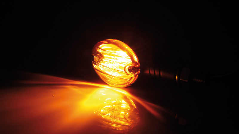 HIGHSIDER Smart Micro-Flash Lampa Miniindikator Kropp Svart / Lins Rökt (Par), Fram & Bak Figur 6
