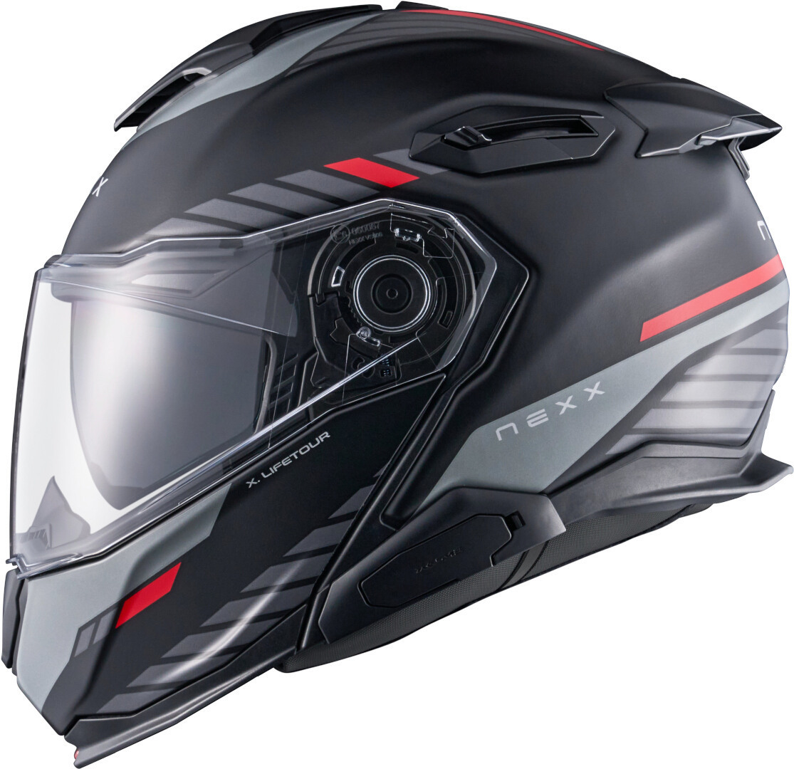 Nexx X.Lifetour Globe Cască Negru/roșu mat S (55/56) Figura 3