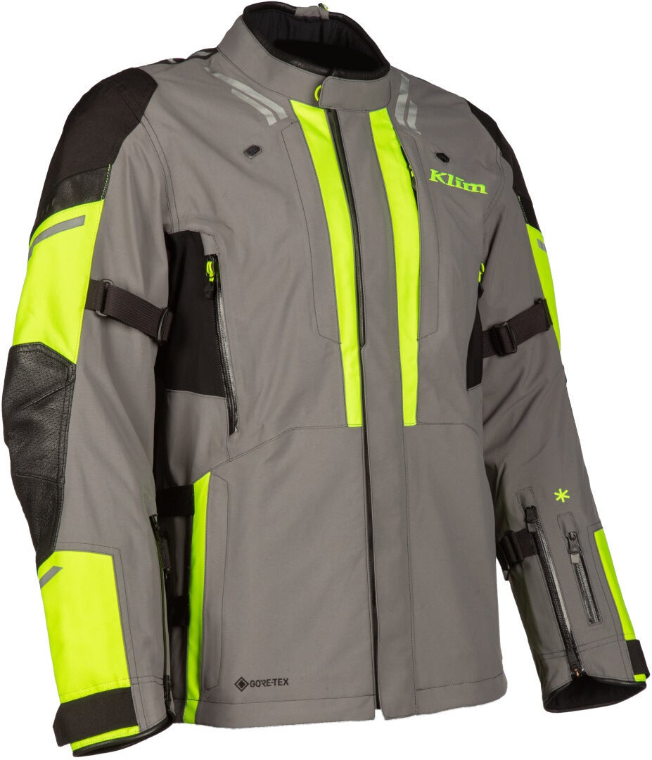 Klim Latitude 2023 Motorcycle Textile Jacket grey/yellow 3XL Figure 3