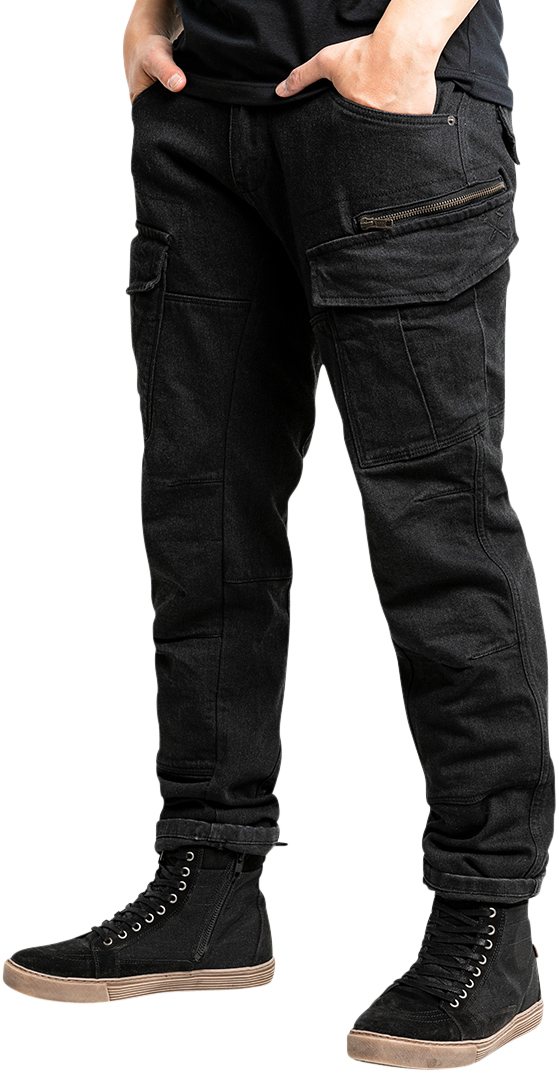 John Doe Defender Mono Motorcycle Textile Pants black 42 L32 Figure 21