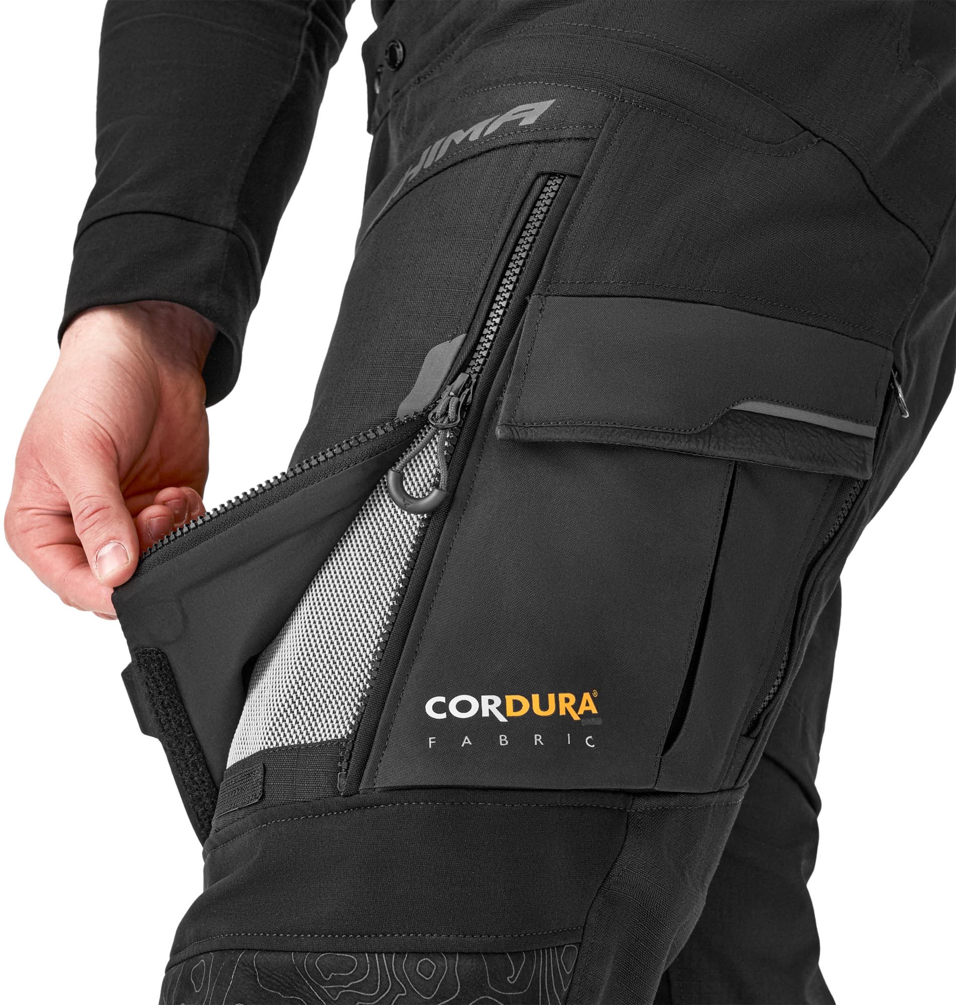 SHIMA Tracker Motorcycle Textile Pants black XL Figure 8