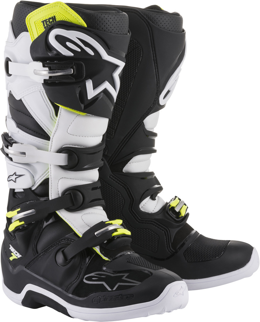 Alpinestars Tech 7 Motokrosové boty černobílá 9 (43) Obrázek 1