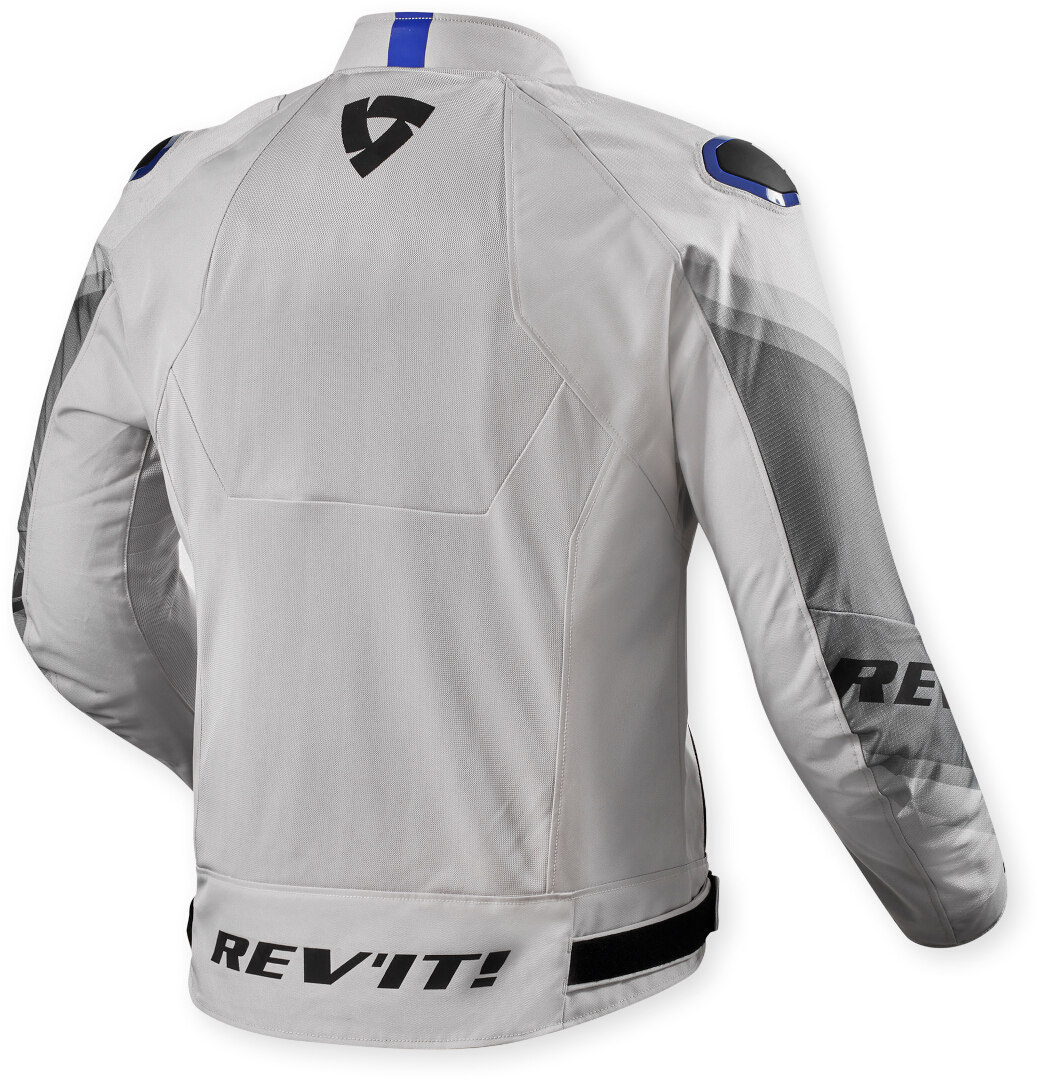Revit Quantum 3 Air Motorrad Textiljacke silber/blau M Abbildung 2