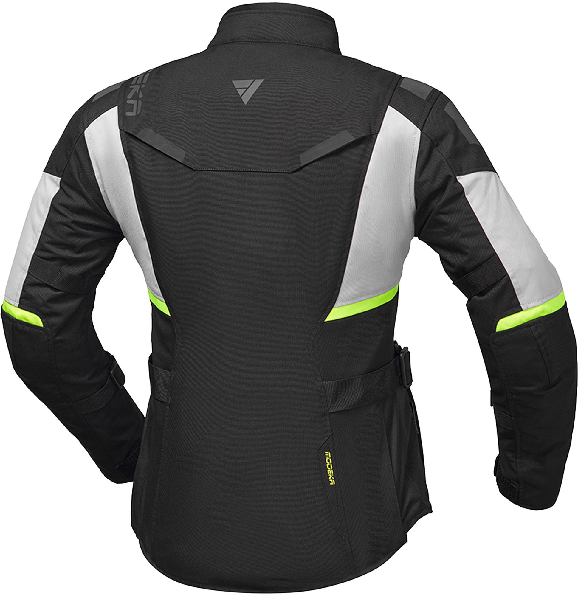 Modeka Striker III Damen Motorrad Textiljacke schwarz/hellgrau 46 Abbildung 2