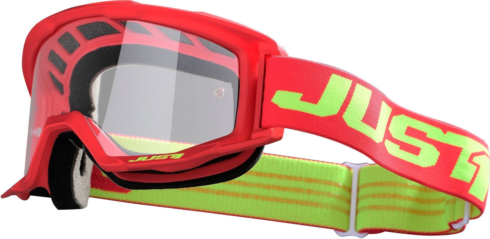 Just1 Vitro Ochelari de motocross Roșu/Galben Figura 1