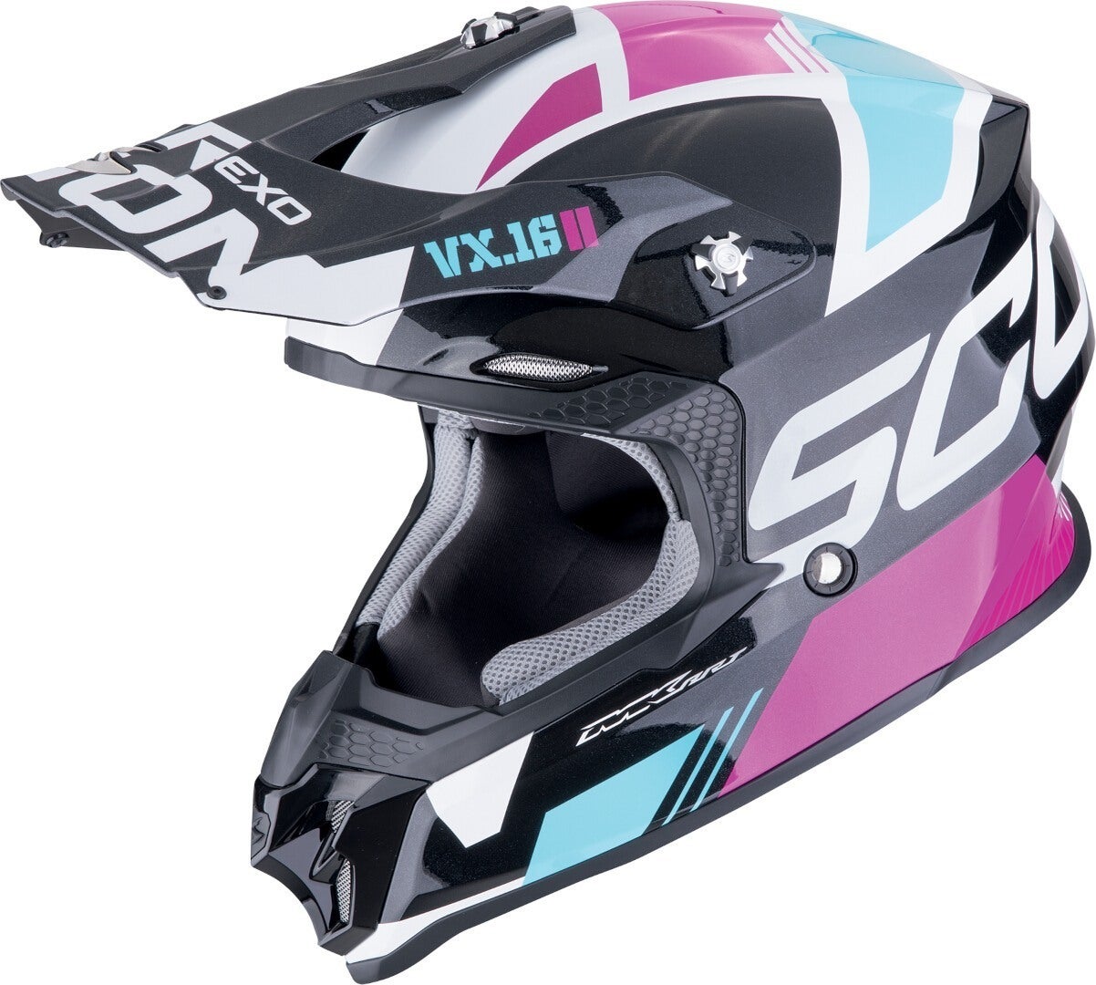 Scorpion VX-16 Evo Air Analog Casque de motocross noir/rose XXL (63/64) Figure 1
