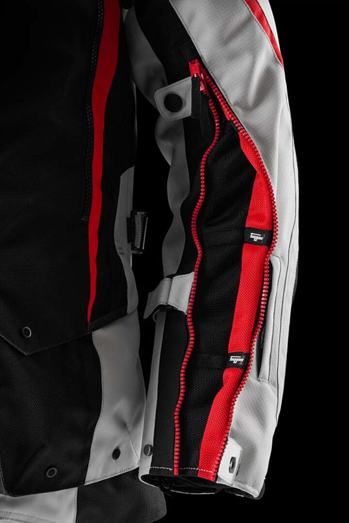 Furygan Montroc 3in1+ Kevlar Primaloft Motorcycle Textile Jacket black/white/red XL Figure 10