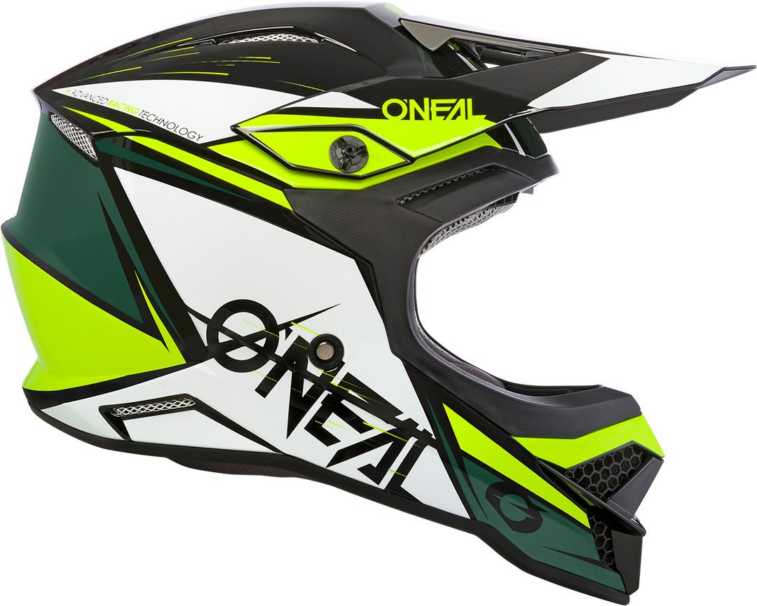 Oneal 3Series Stardust Motocross Helmet black/yellow/white S (55/56) Figure 4