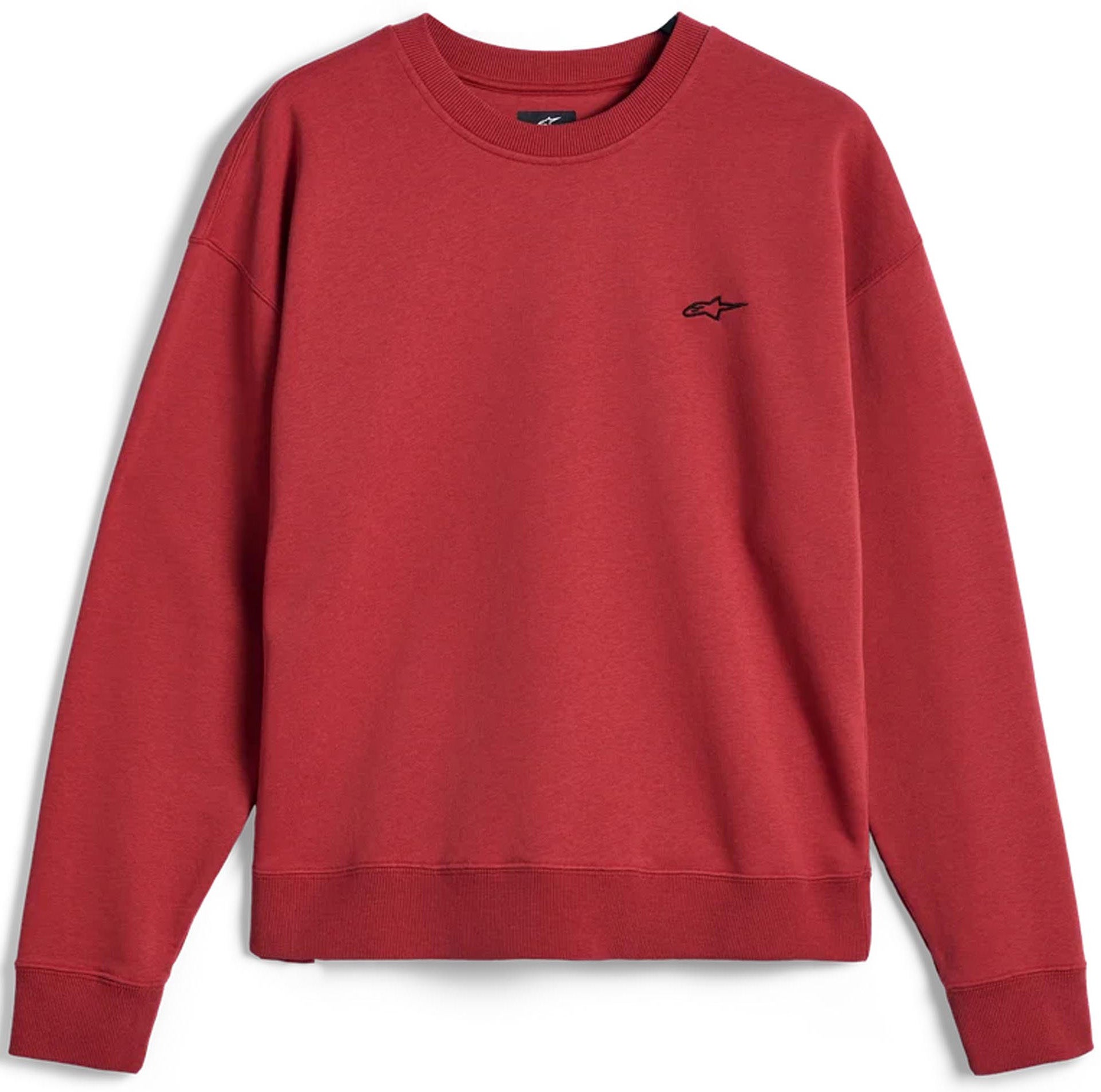 Alpinestars Essentials Ageless Crew Sweatshirt dunkelrot XS Abbildung 1