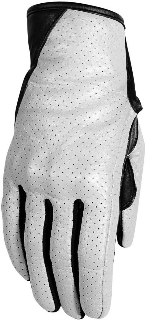 Rusty Stitches Eve Damen Motorradhandschuhe schwarz/weiß S Abbildung 1