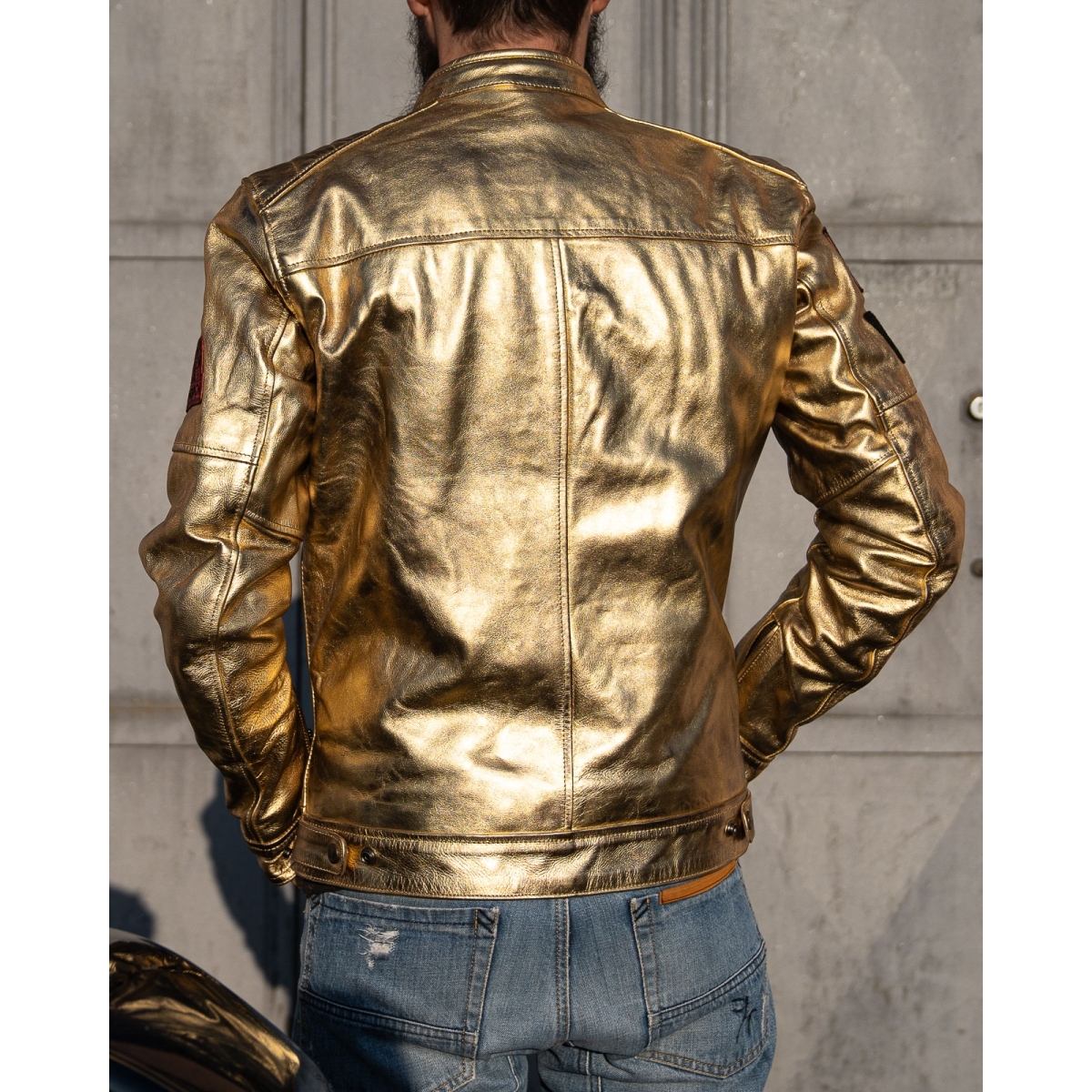 HolyFreedom Zero Lingotto Motorrad Lederjacke M Abbildung 18
