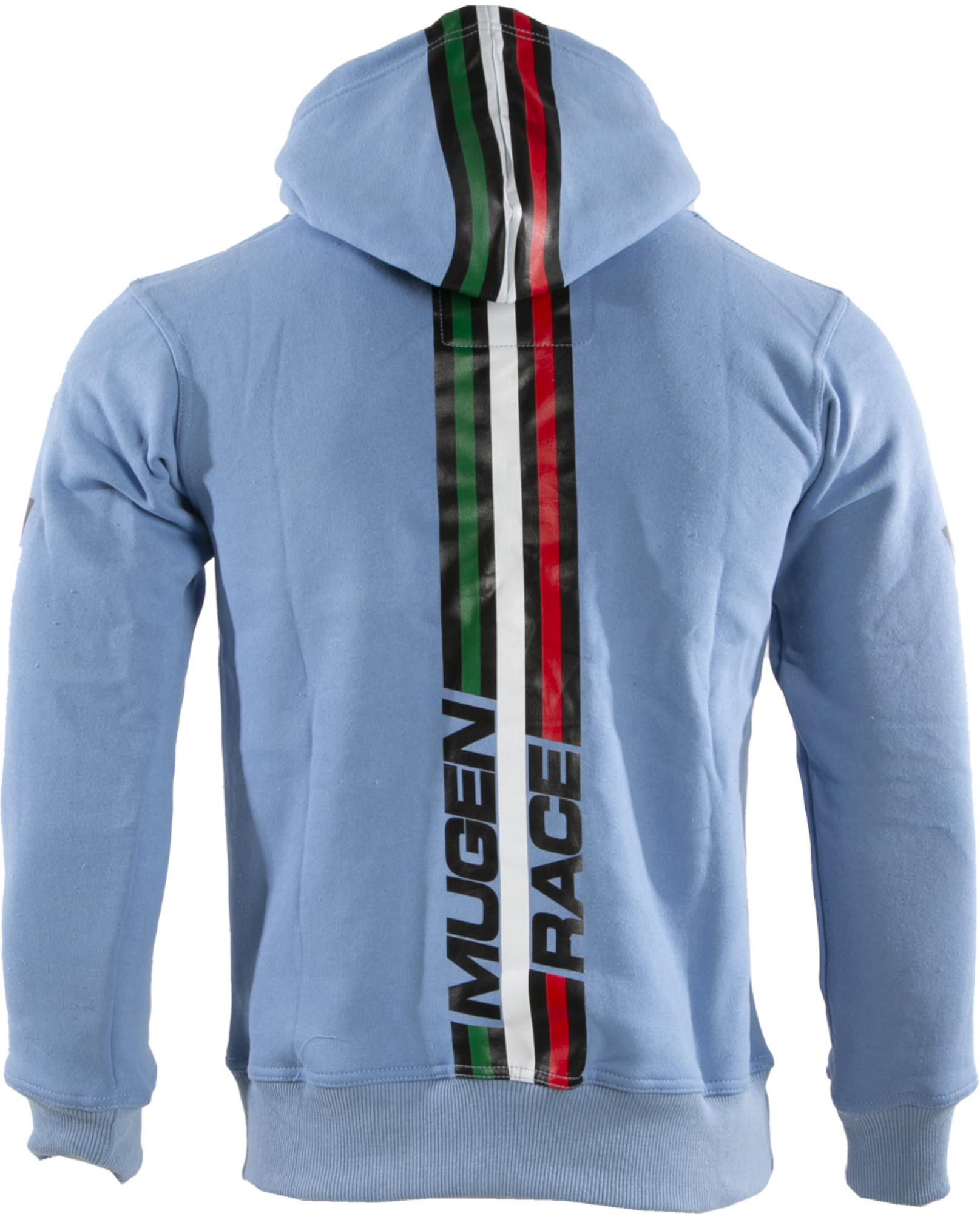 MUGENRACE Stripe Hoodie Capuche bleu clair 3XL Figure 2