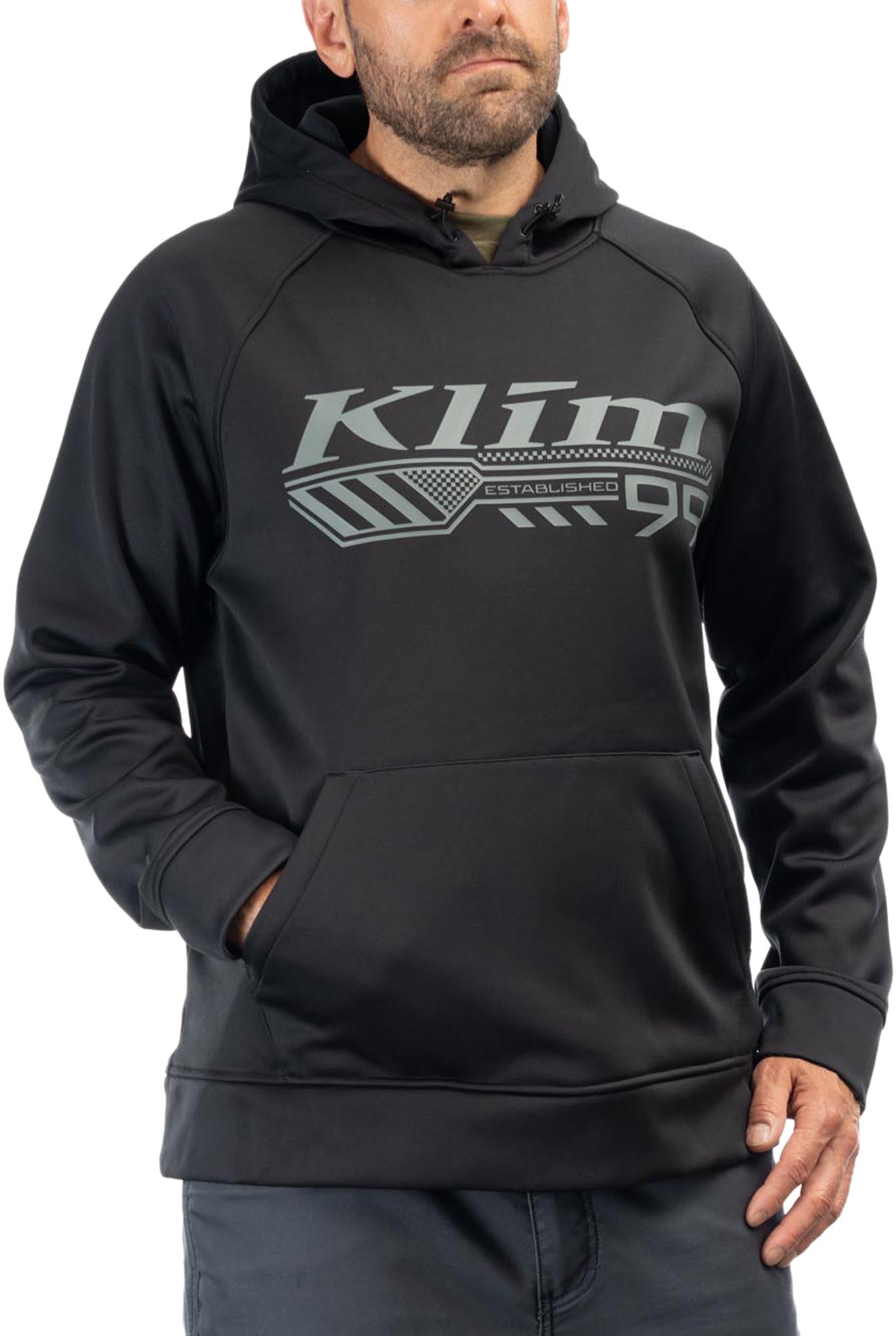 Klim Foundation Moletom com capuz preto S Figura 2