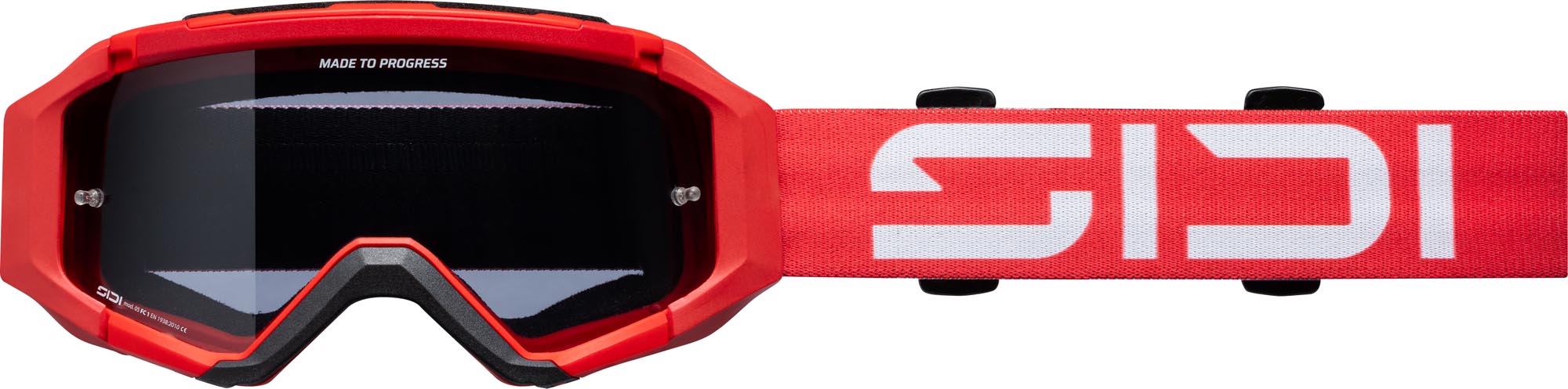 Sidi Gravix Smoke Motocross-lasit punainen/musta/harmaa Kuva 1