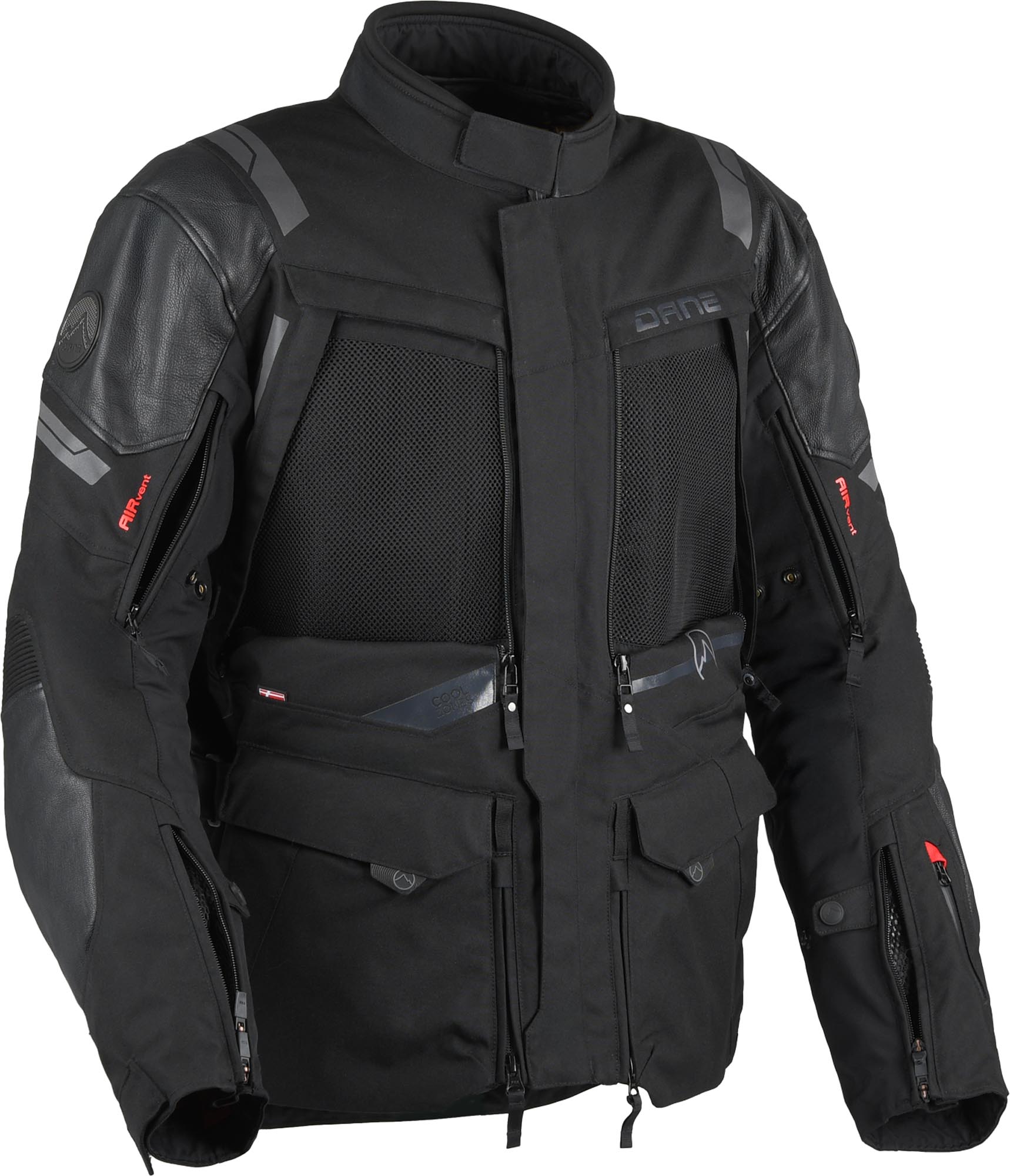 DANE Eventyr Gore-Tex waterproof Motorcycle Textile Jacket black XL Figure 2