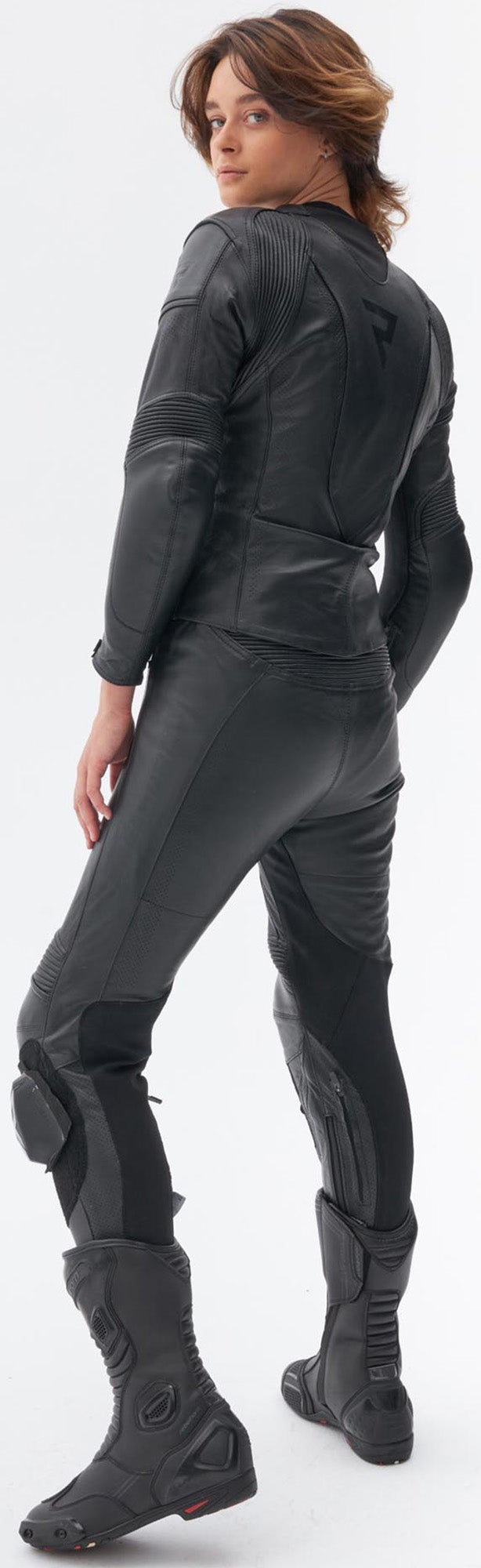 Rebelhorn Rebel Damen Motorrad Lederjacke schwarz 46 Abbildung 9