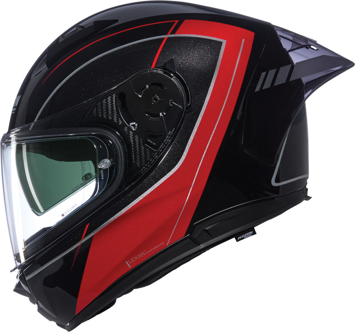 Nolan N60-6 Sport Mesmerico Cască Negru/Roșu S (56) Figura 4