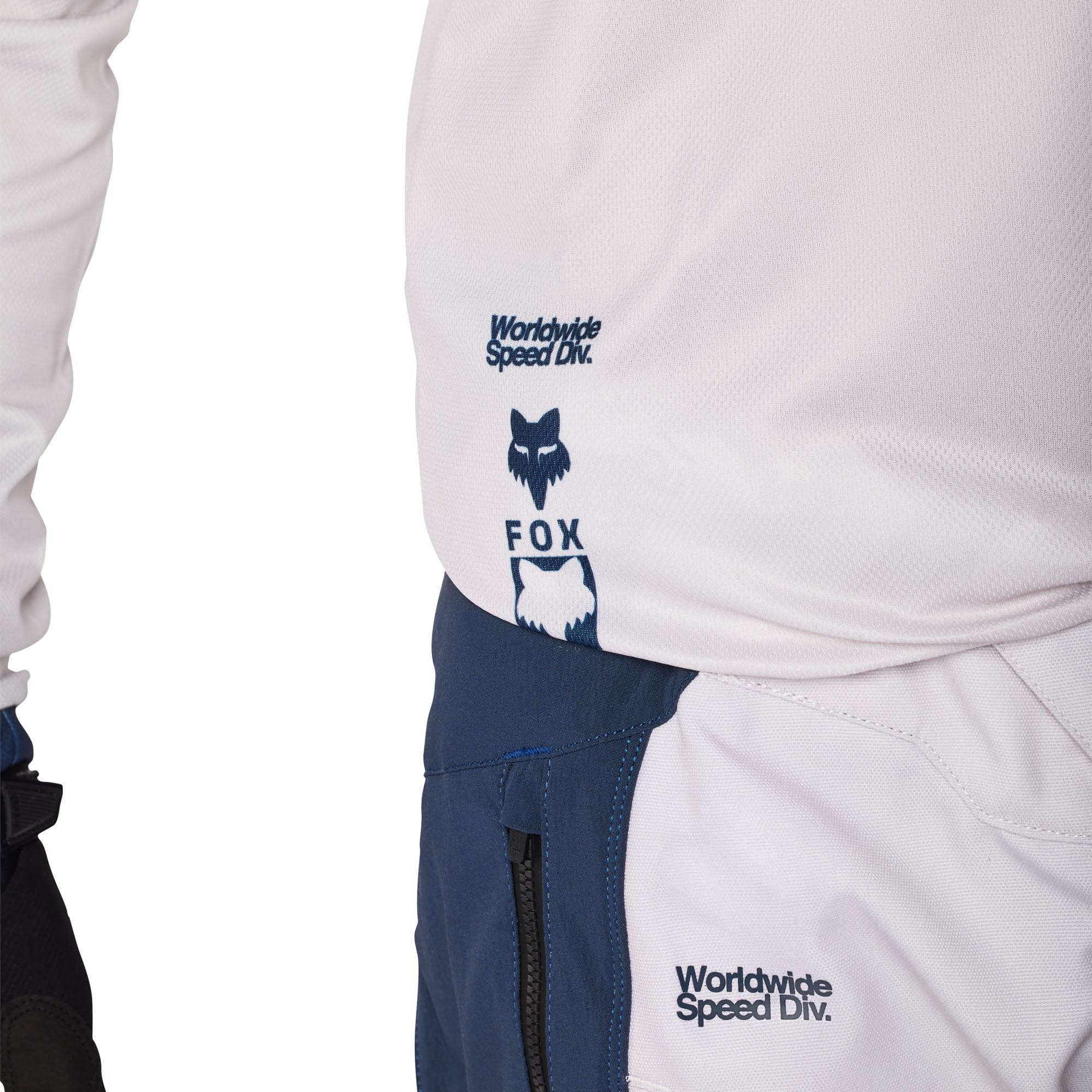 FOX Ranger Off-Road Motocross-trui wit/blauw L Figuur 6