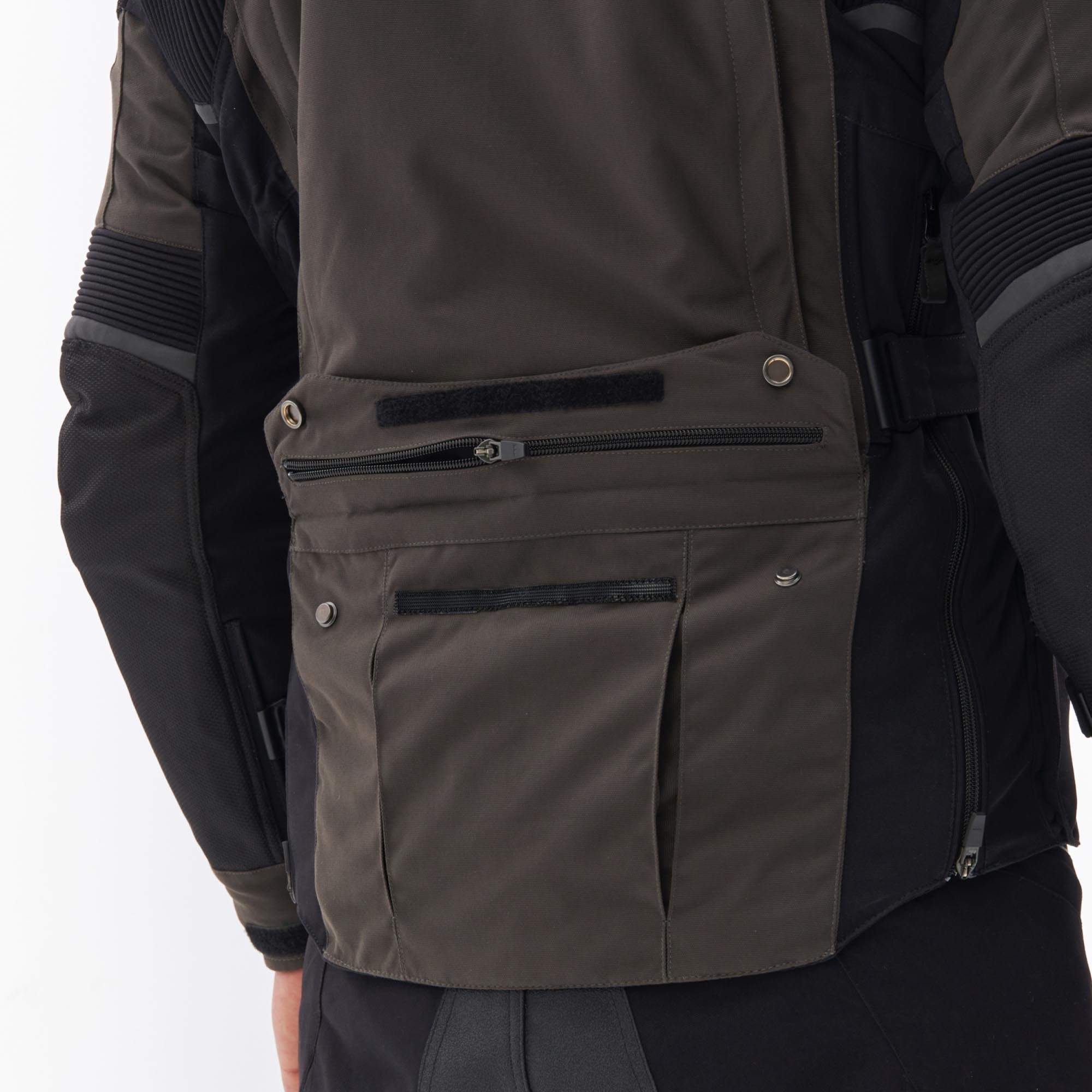 Rebelhorn Range Veste textile moto imperméable noir/anthracite/jaune S Figure 9
