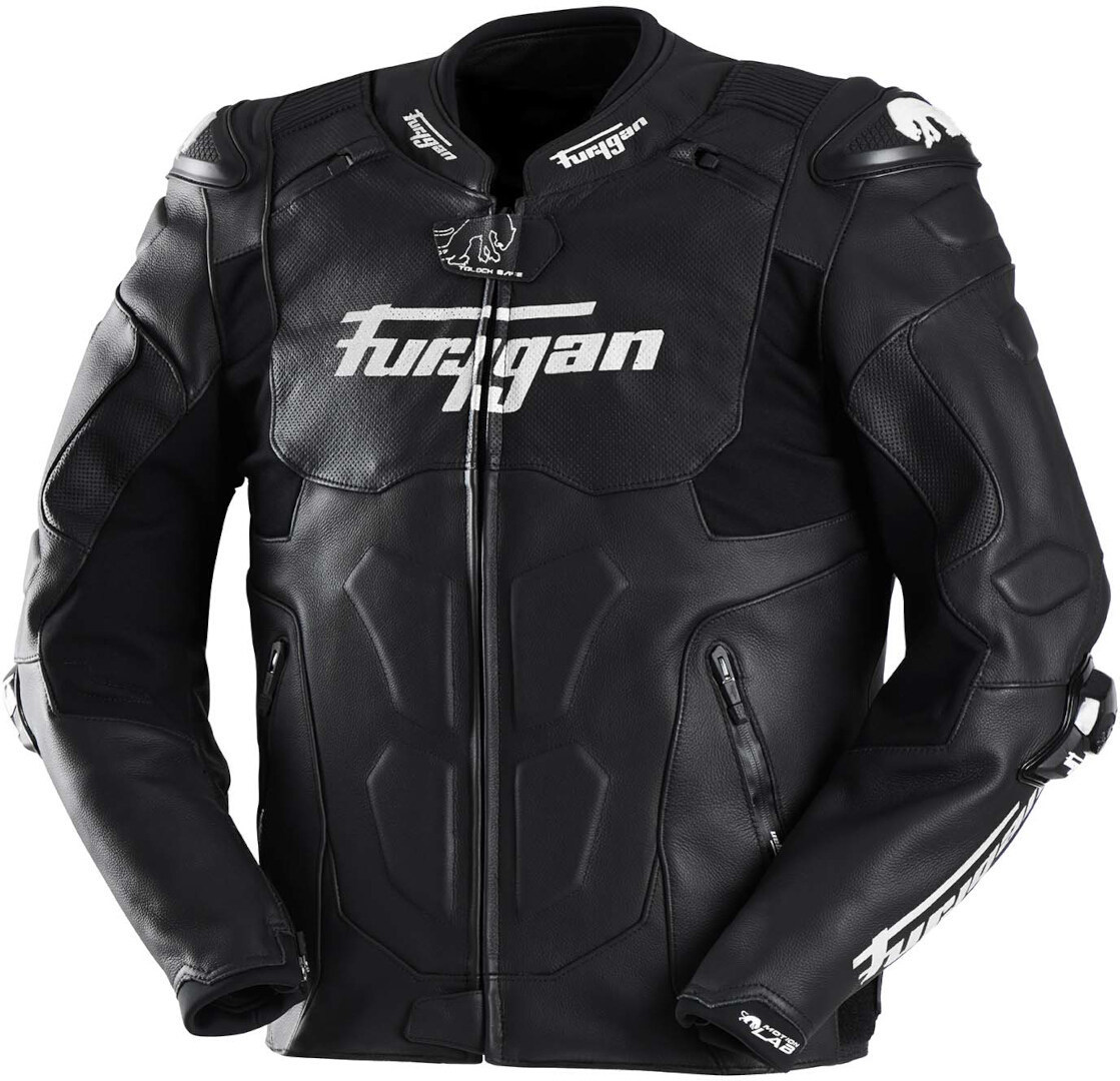 Furygan Raptor Evo 3 Motorrad Lederjacke schwarz/weiß M Abbildung 4