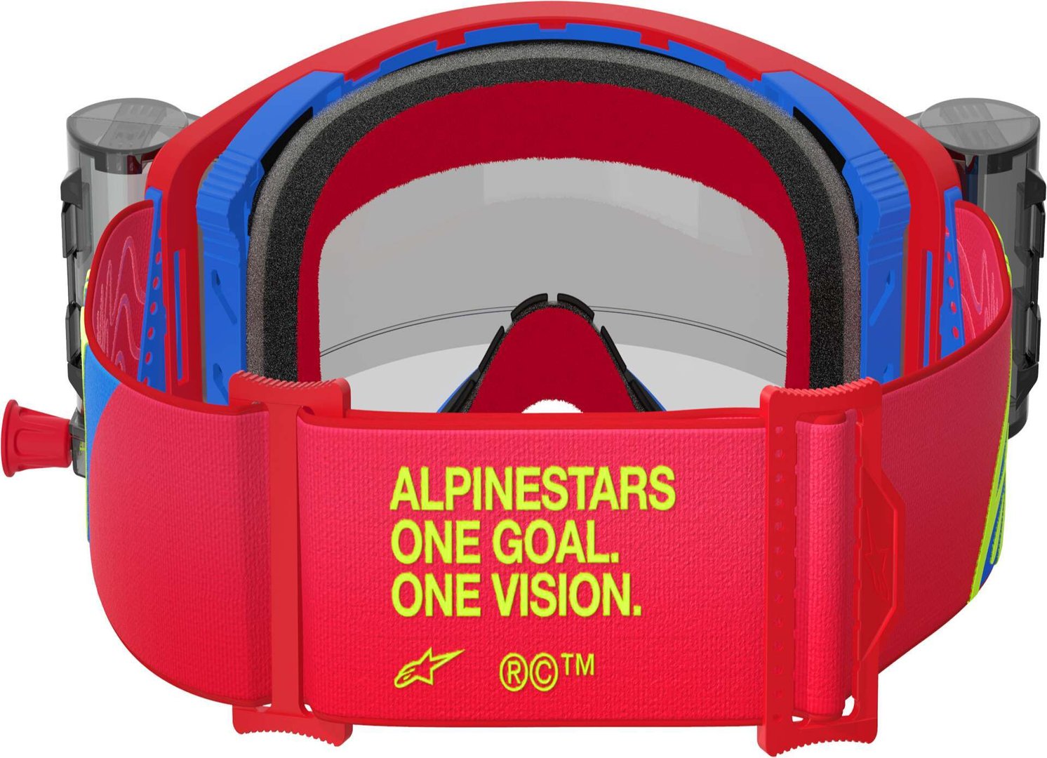 Alpinestars Supertech Corp Roll-Off Ochelari roșii de motocross Figura 2