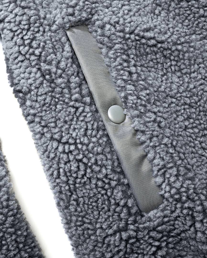 Brandit MA1 Sherpa Teddyfleece Jacke anthrazit L Abbildung 4