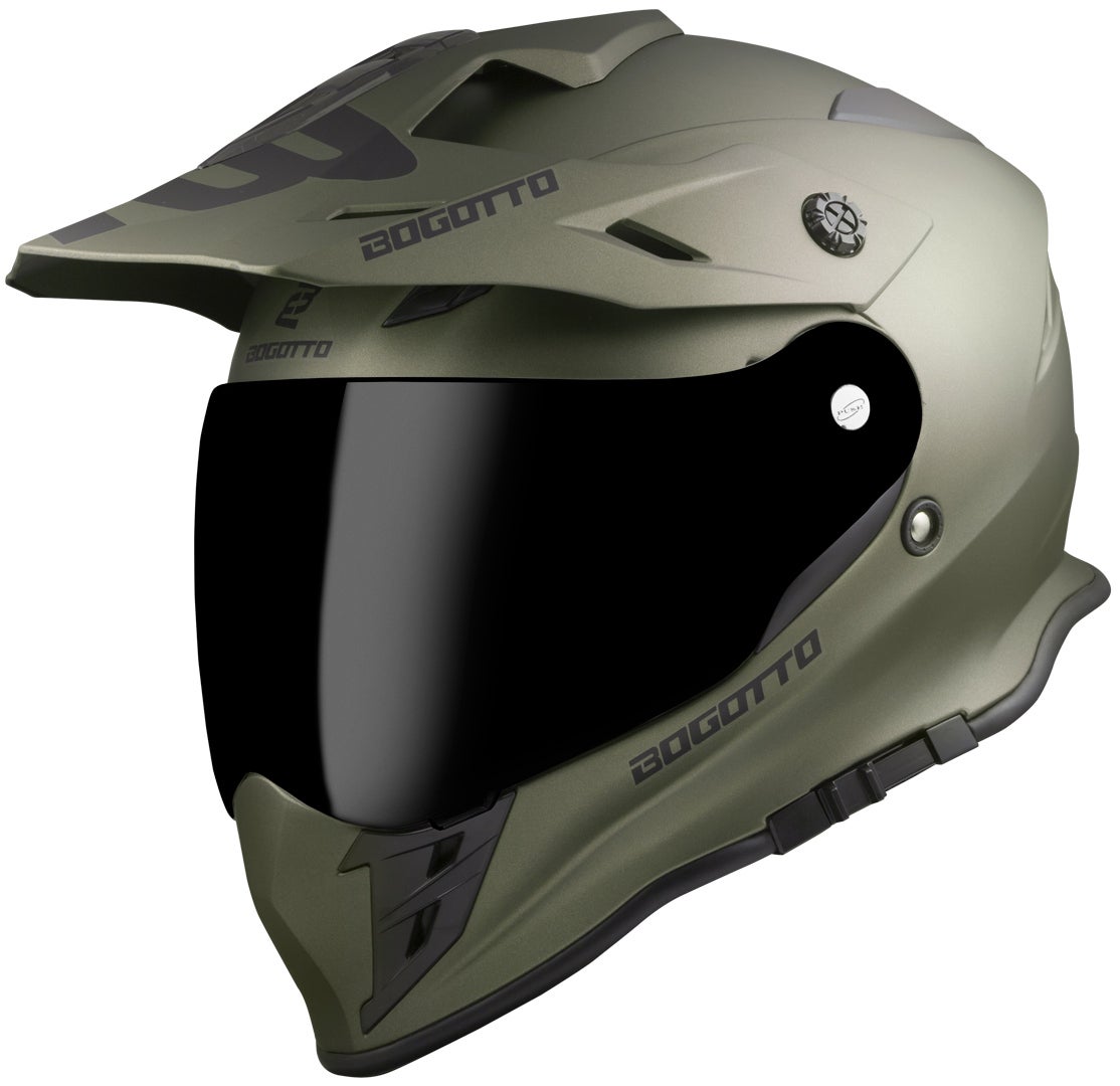 Bogotto V331 Enduro casco Verde S Figura 2