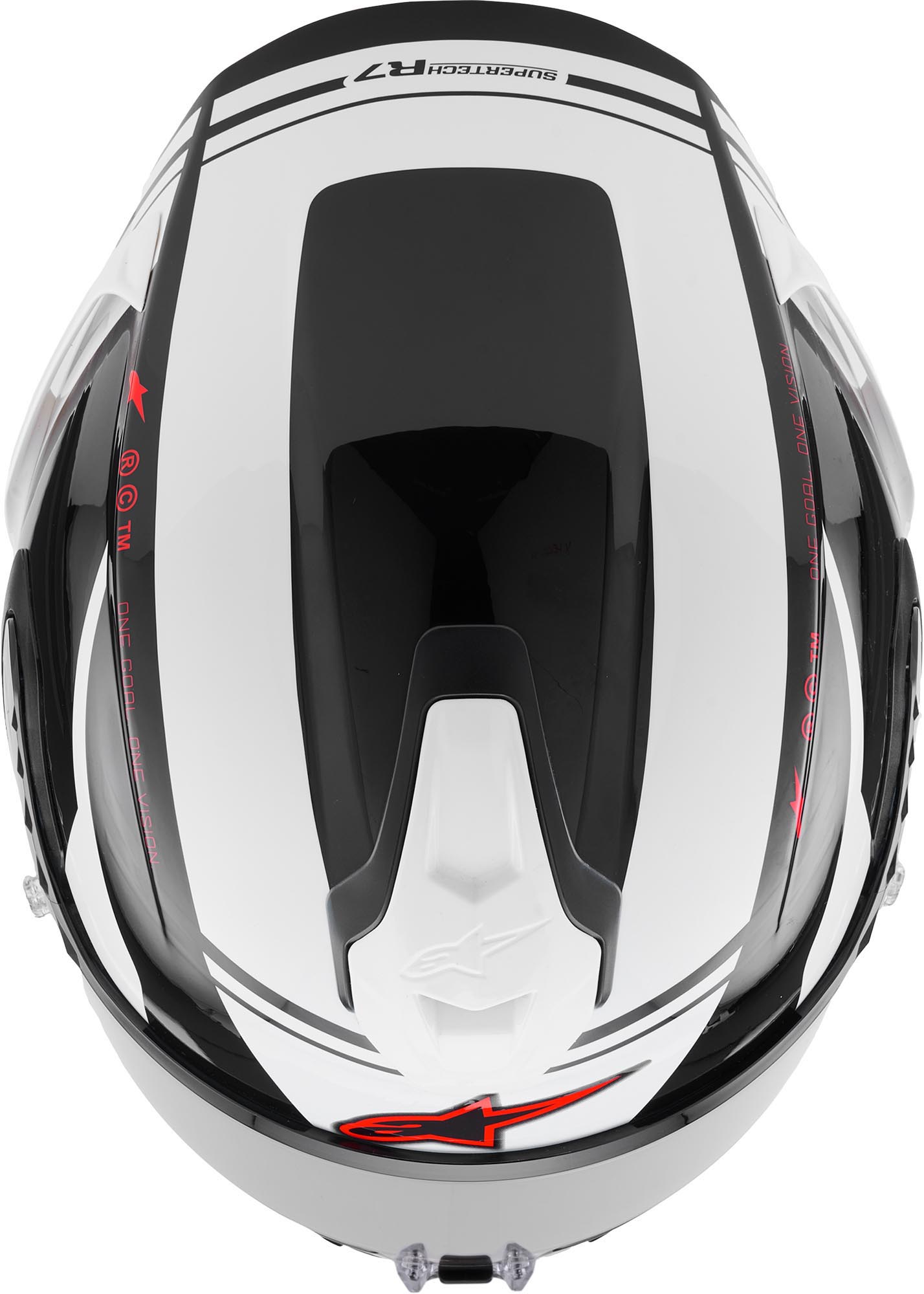 Alpinestars S-R7 A-Core Κράνος μαύρο/άσπρο/κόκκινο M Γράφημα 5