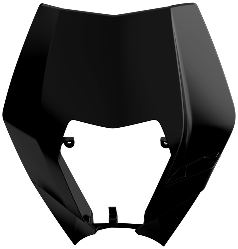 POLISPORT Placa de farol preto KTM EXC/EXC-F Figura 2