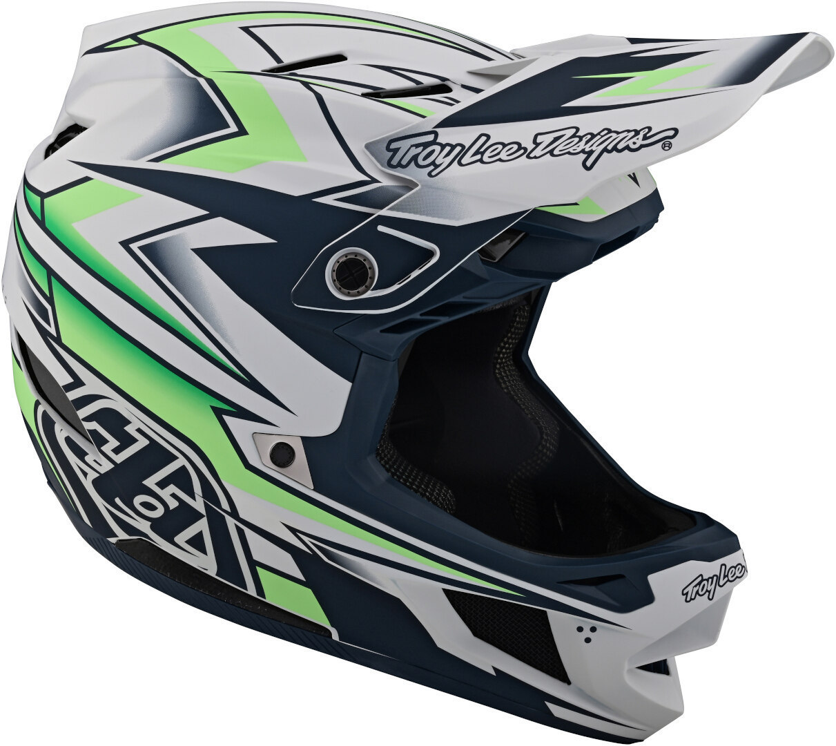 Troy Lee Designs D4 MIPS Composite Volt Downhill Helm weiß/grün M (57/58) Abbildung 3