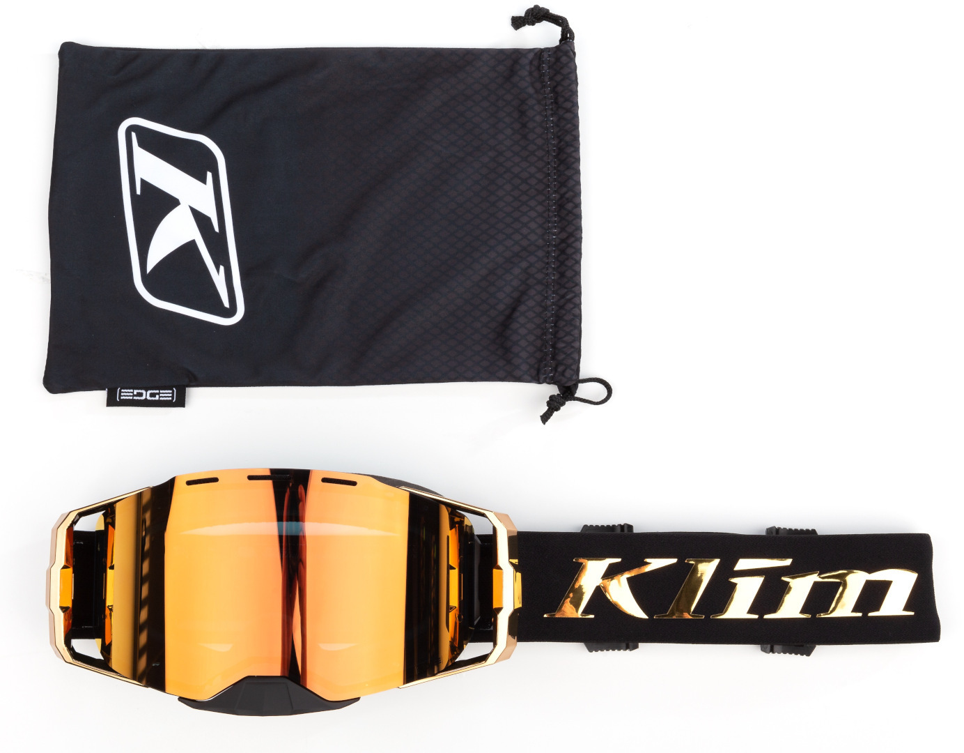 Klim Edge Ochelari de motocross Oglinda portocalie Figura 2