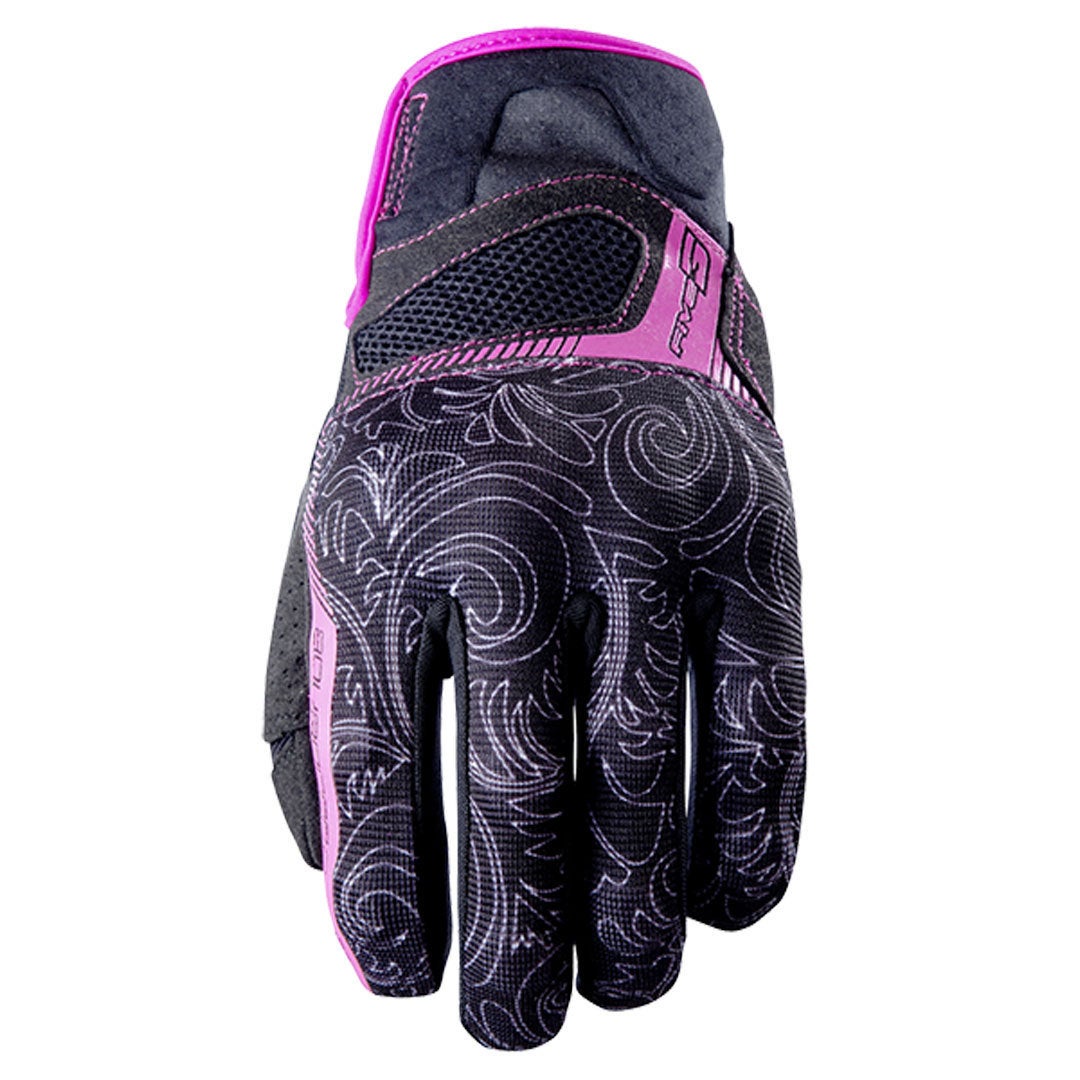 Five RS3 Kvinder Motorcykel Handsker sort/pink M Figur 1