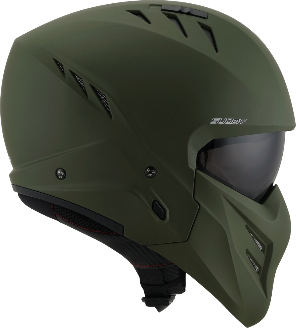 Suomy Armor Plain Cască cu reacție Verde mat XS (53/54) Figura 6