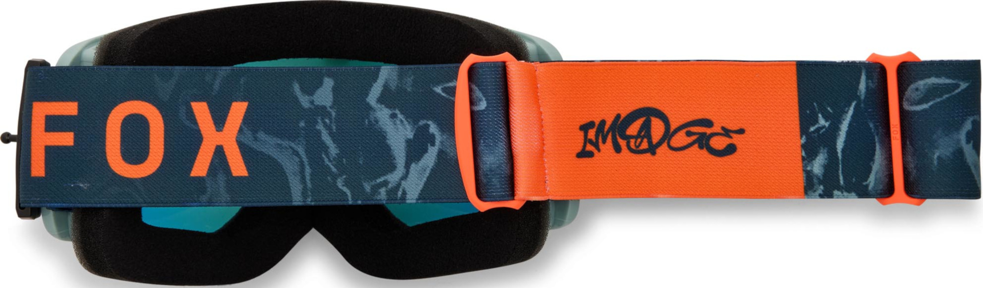 FOX Main Image Print Ochelari de motocross Albastru/Portocaliu Figura 2