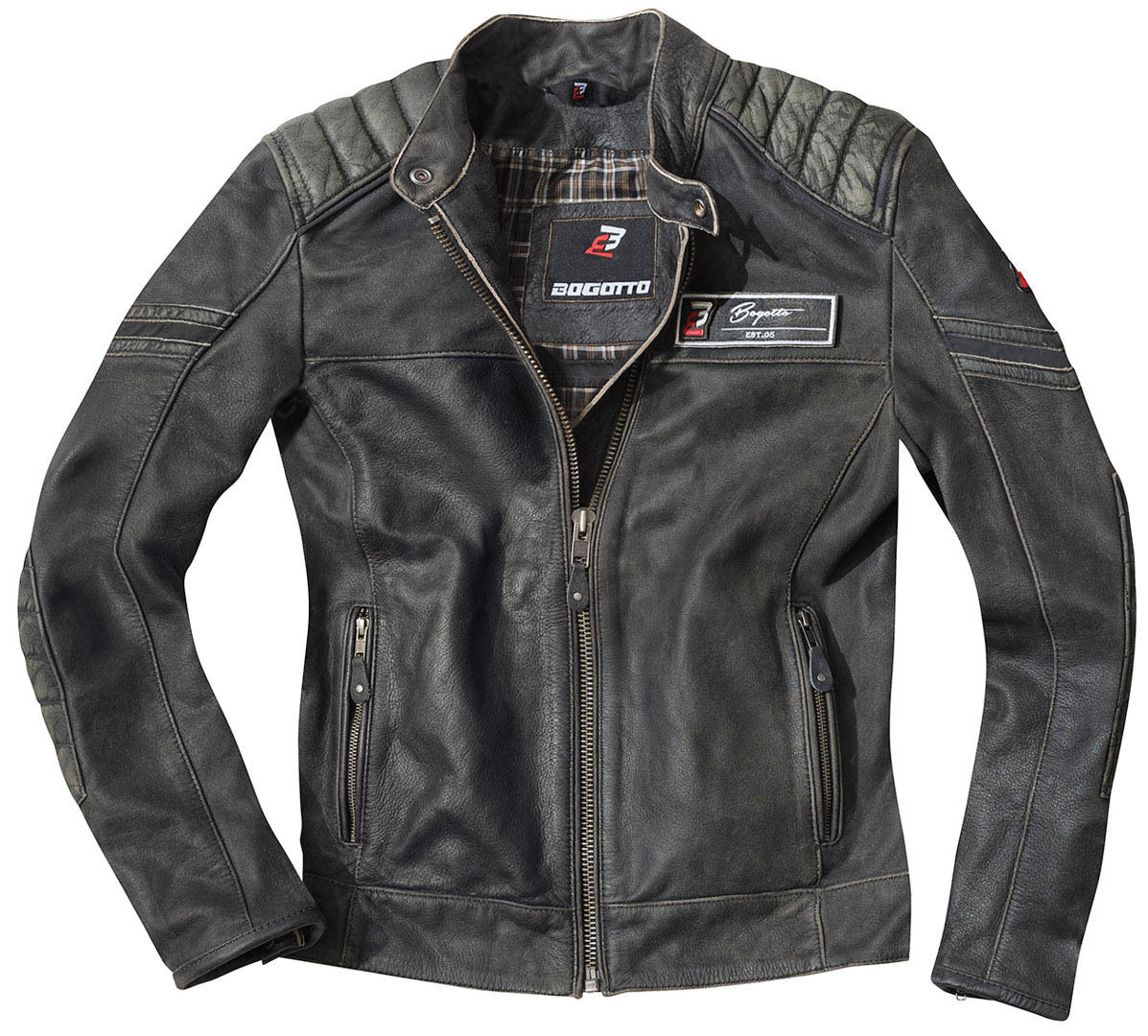 Bogotto Detroit Motorcycle Leather Jacket 52 Figure 2