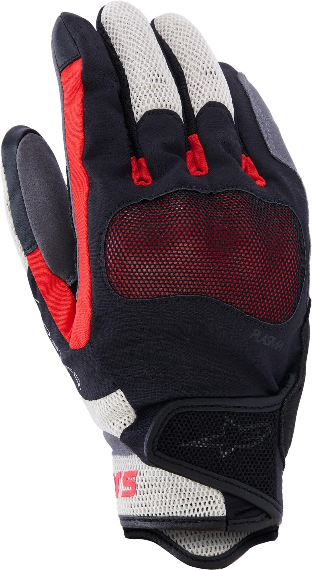 Alpinestars Mogress Airflow Motorcykelhandsker sort/rød/hvid M Figur 1