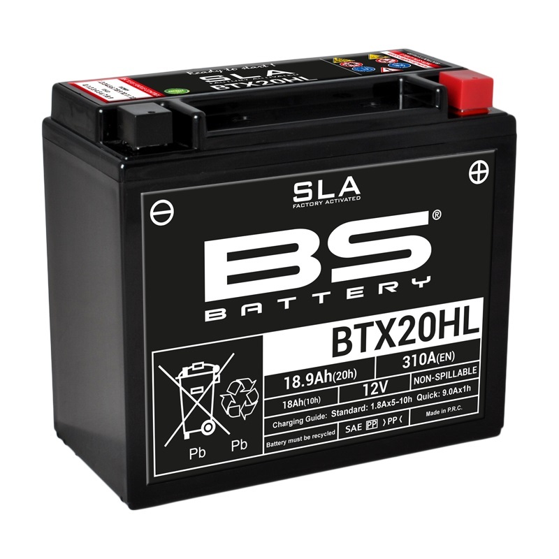 Bateria BS SLA Baterii fără întreținere activată din fabrică - BTX20HL Figura 1