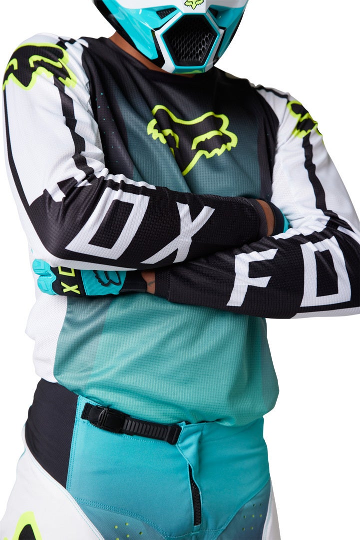 FOX 180 Leed Motocross Jersey turquesa XL Figura 3