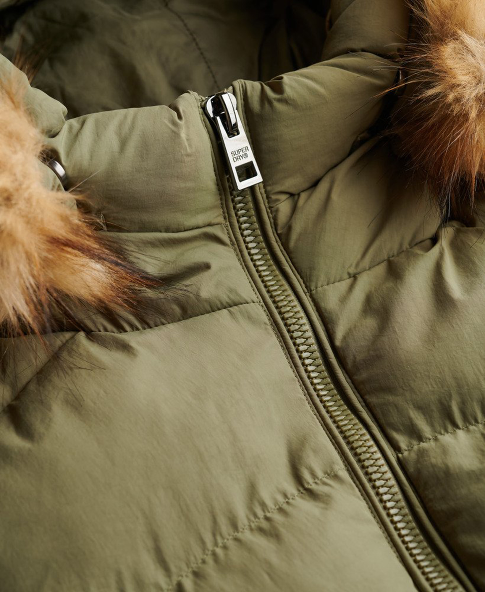 Superdry & Co Fuji Veste pour dames Vert/kaki 10 Figure 2