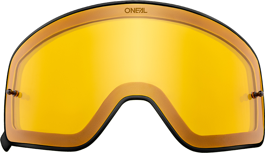 Oneal B-50 Viziera Neagră galben Figura 1