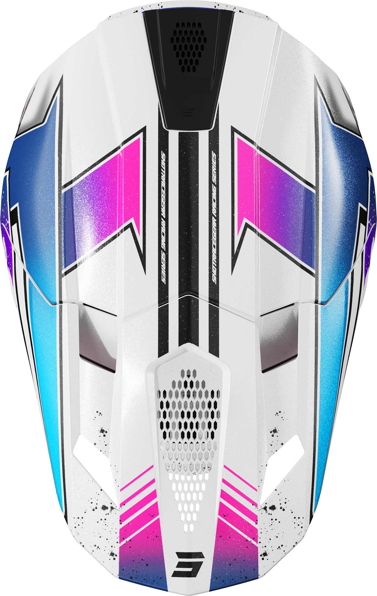 Shot Lite Racing Mips 모토 크로스 헬멧 흰색/분홍색 S (55/56) 그림 2