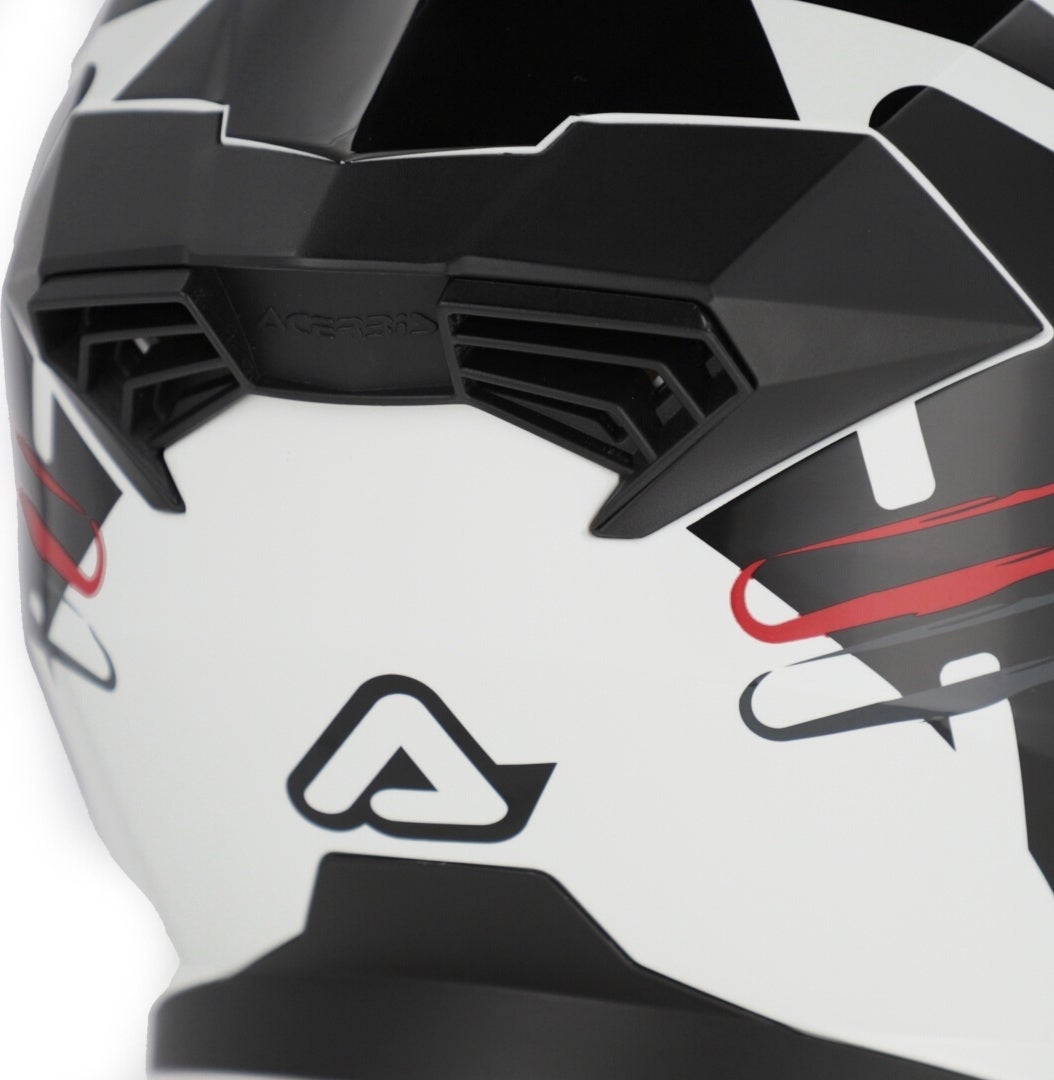 Acerbis Rider Graphic 冑 白人/黑人 XL（60/61） 圖4