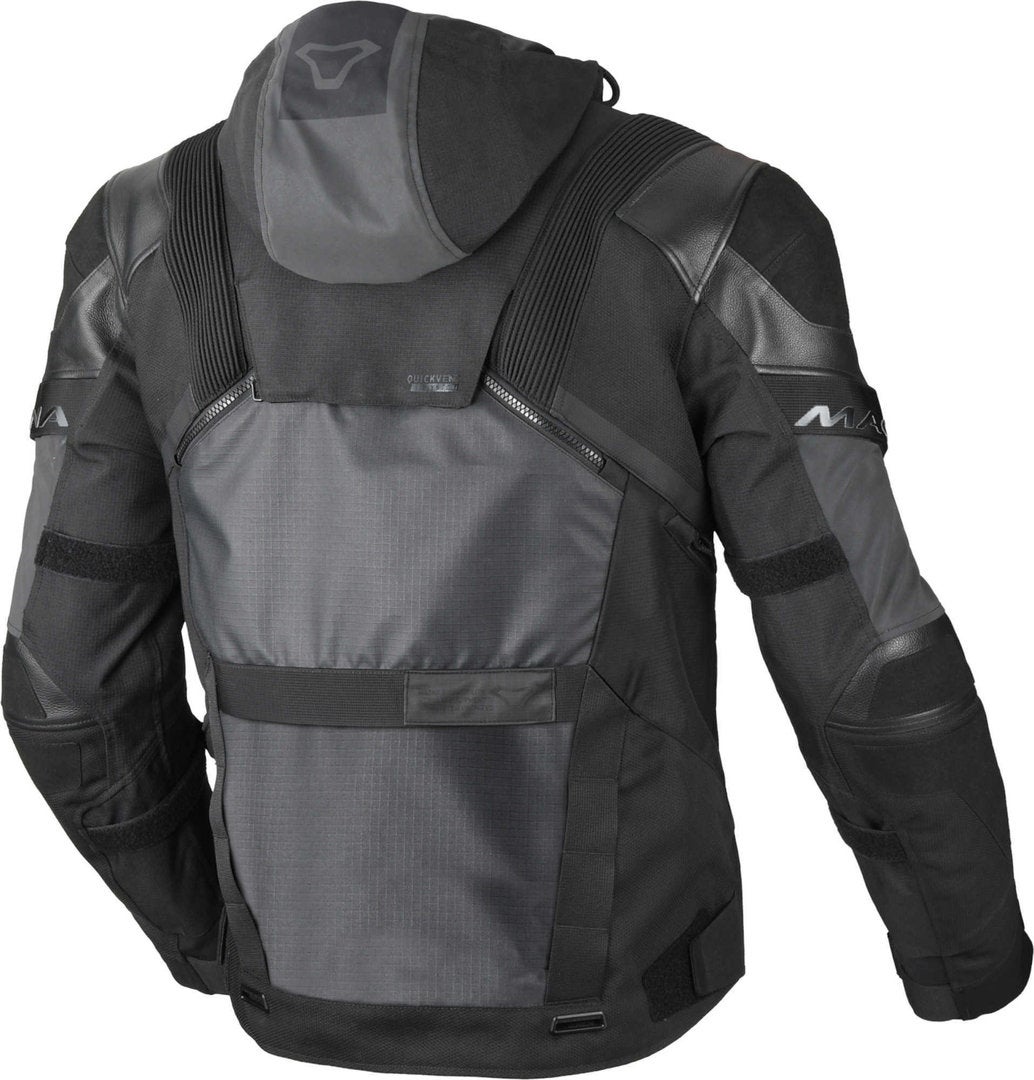 Macna Tryton NightEye waterproof Motorcycle Leather/Textile Jacket black XXL Figure 4