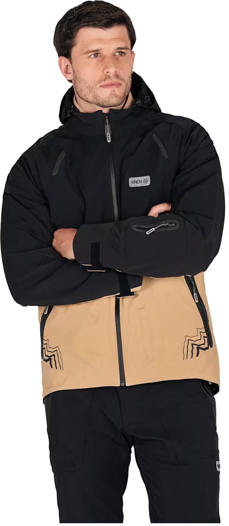 Knox Modra waterproof Motorcycle Textile Jacket black/sand M Figure 1