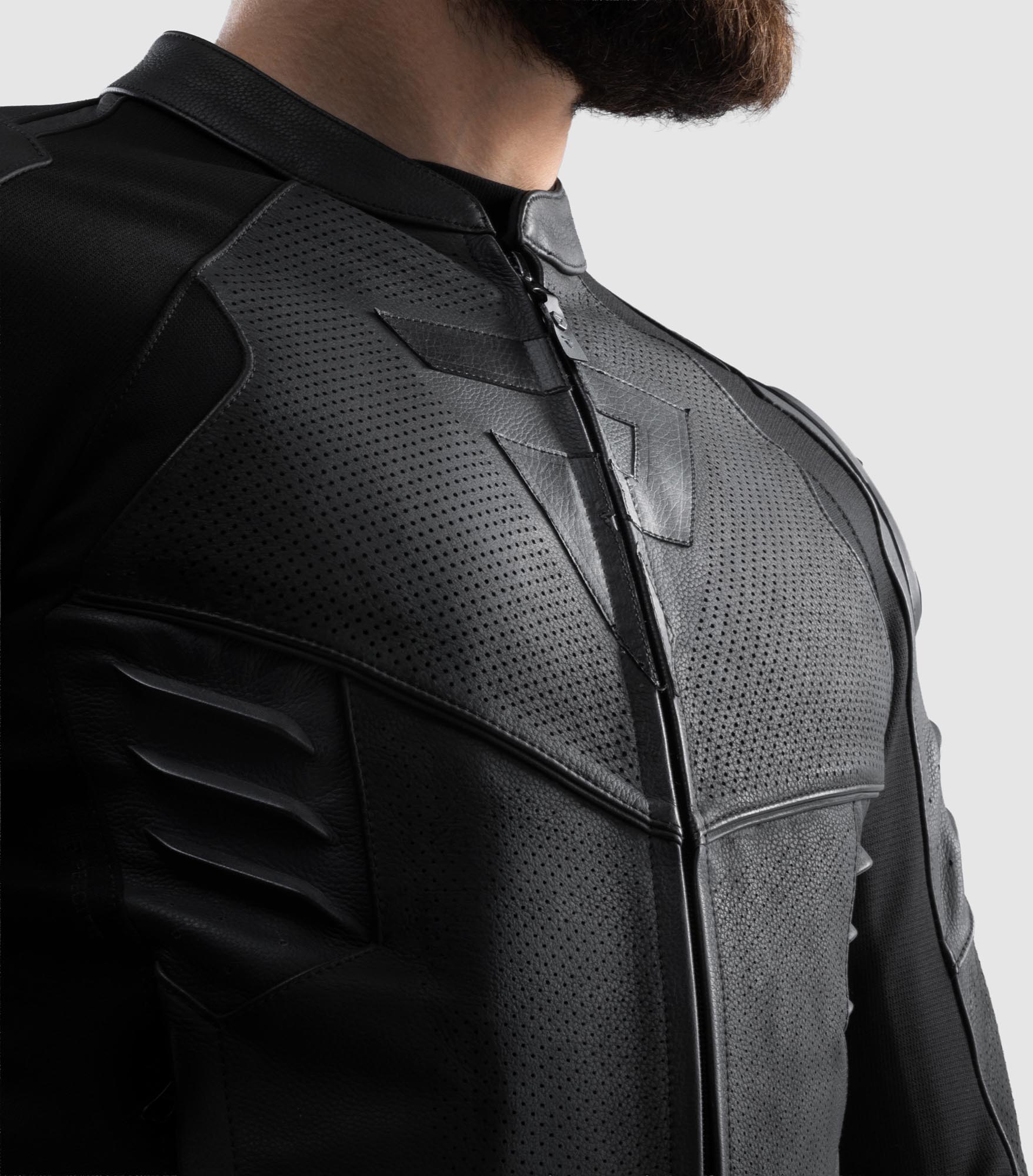 Rebelhorn Vandal 2 Motorrad Lederjacke schwarz 60 Abbildung 5