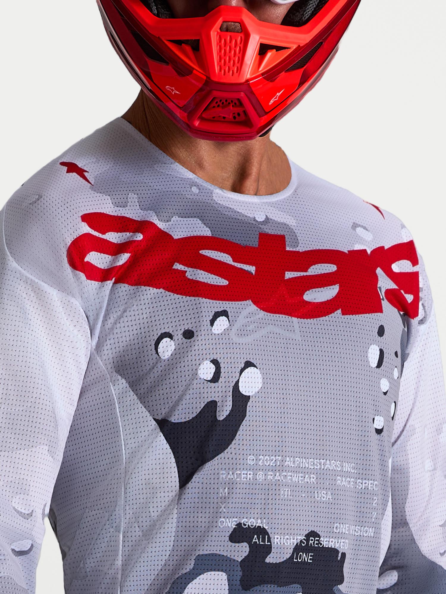 Alpinestars Racer Air Lone Motocrosstrøje S Figur 5